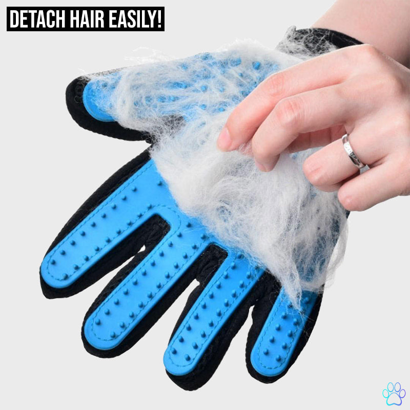 MisterPaw's Grooming Gloves Detach Hair Easily