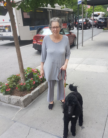 Prettied Up Poodle on Park Avenue, NYC