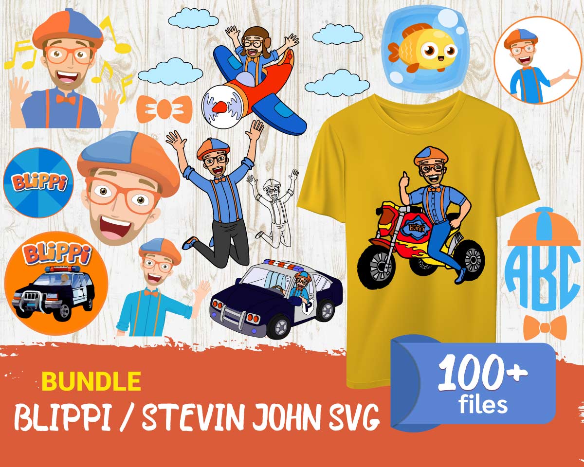 Download 100+ Blippi SVG Bundle 2.0