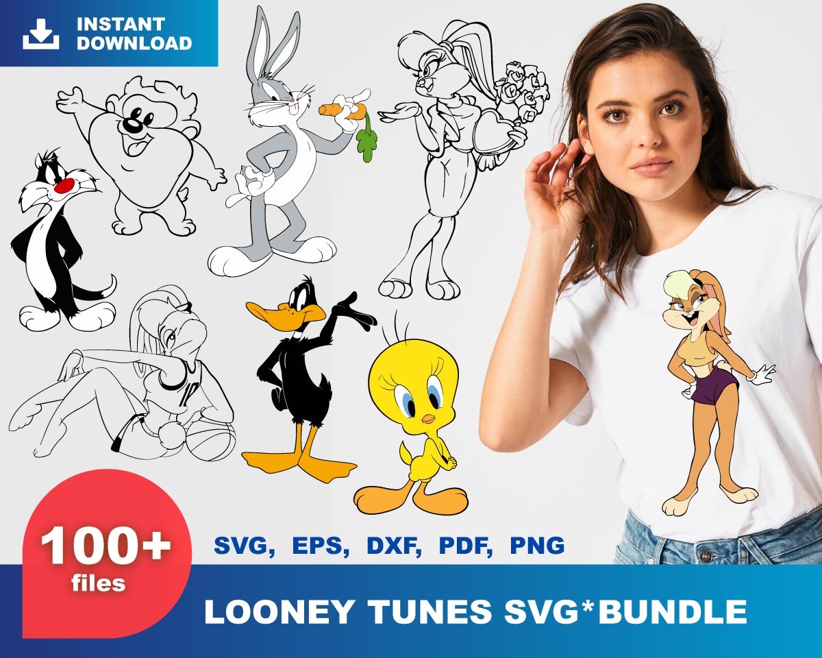 Download 100+ Looney Tunes SVG Bundle 1.0