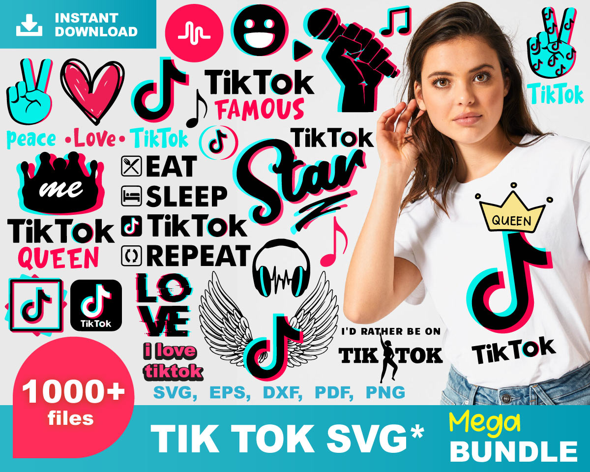 Download 1000 Tik Tok Svg Bundle 1 0 PSD Mockup Templates