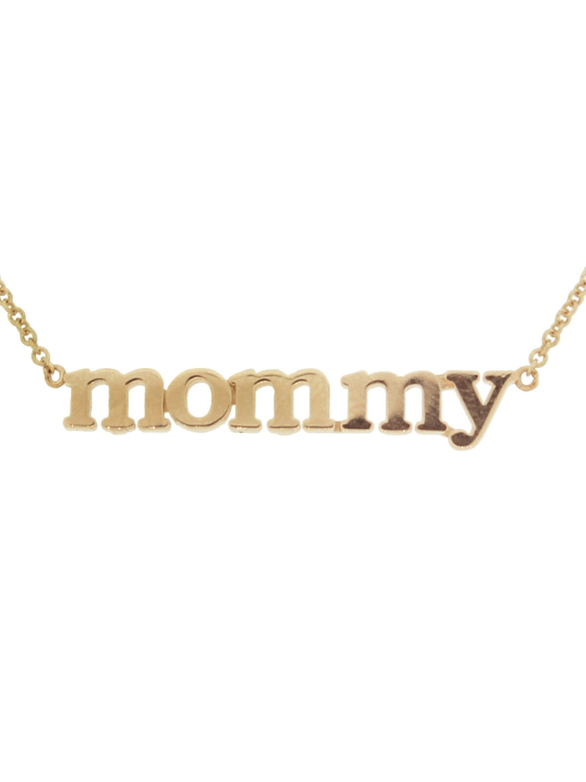 rose gold mom necklace