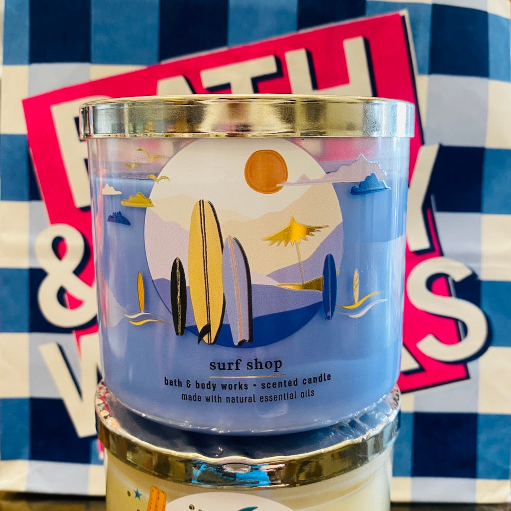 bath and body works surf shop candle