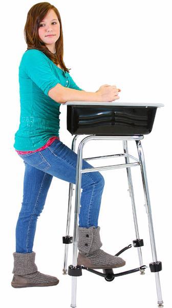 Standing Desk Conversion Kit With Footfidget Fitneff Canada