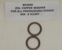 Homestrand Kenyon H2307 (B93006) Copper Washer set of 2 Burner Nut For All Pressurized Stoves