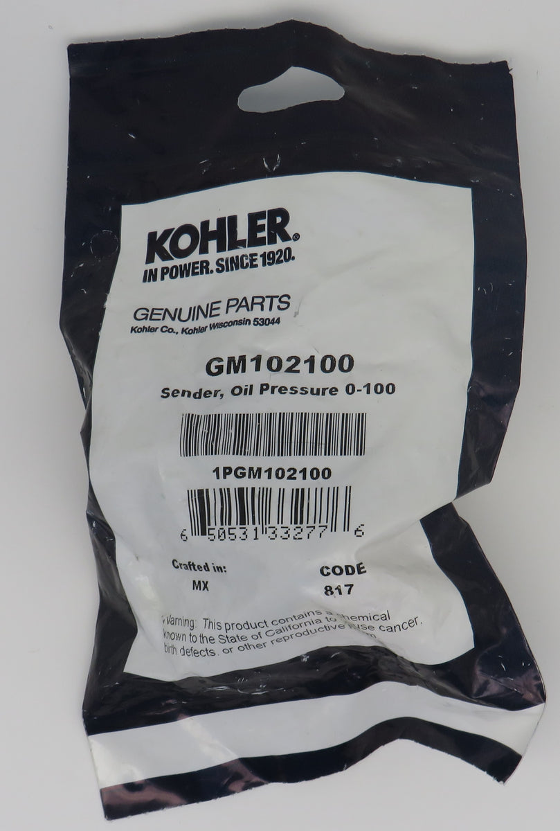 Kohler GM102100 Sender oil Pressure 343473 GM96251 Genuine 