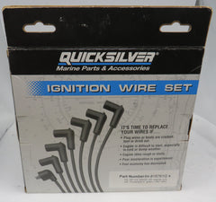 Mercury QuickSilver 84-8167614Q 4 Spark Plug Wires Thunderbolt IV & with Ignition Module Mounted on Exhaust Elbow