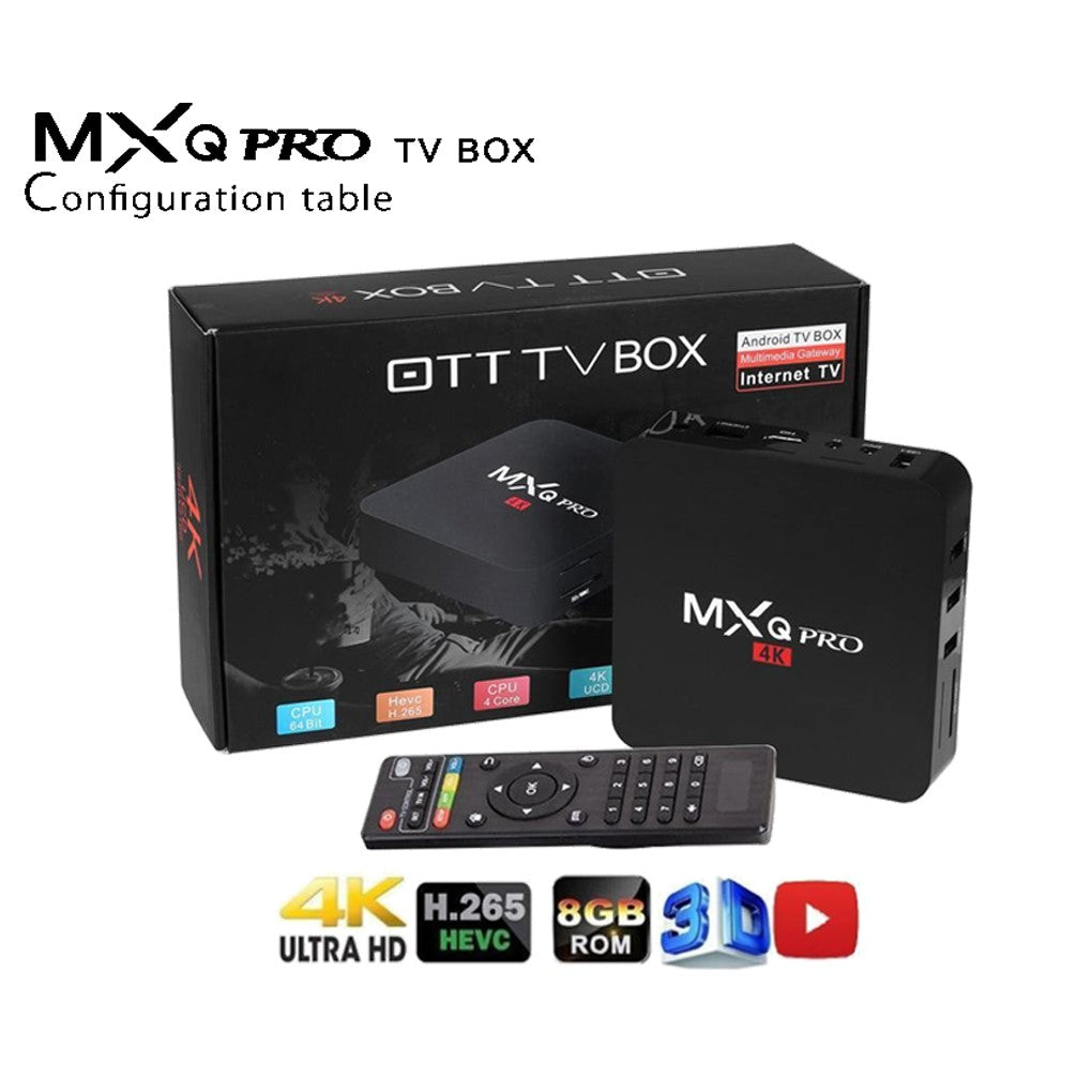 TV &amp; Audio - MXQ PRO 4K Android TV Box 1GB RAM/8GB ROM – The Doodads