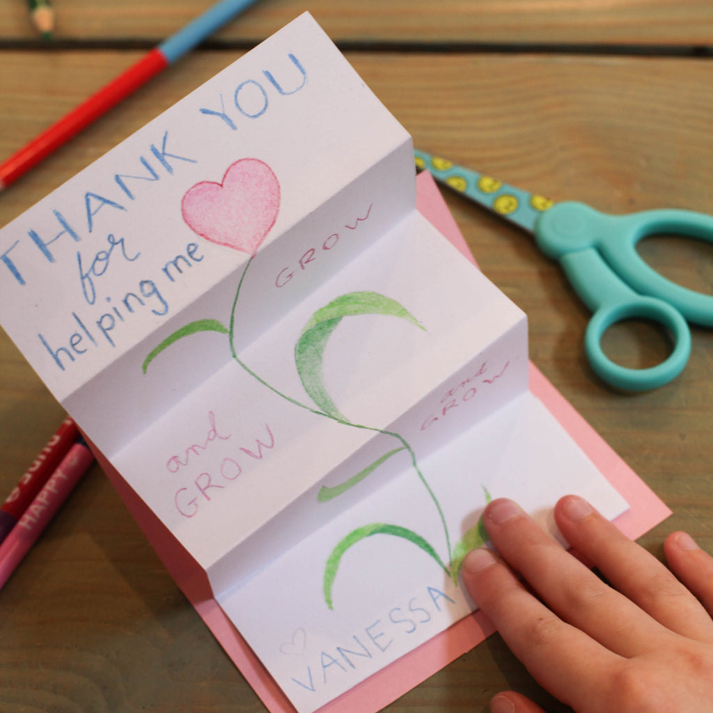 How To Make Homemade Thank You Cards For Teachers