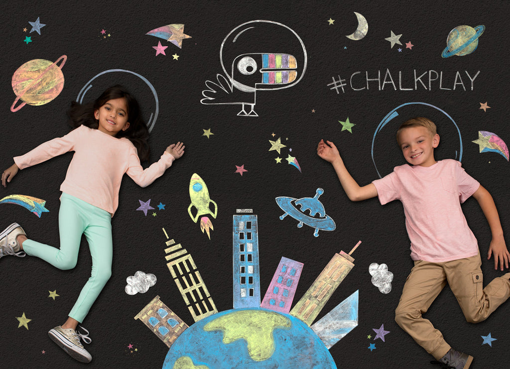 Get creative with Yoobi chalk play!