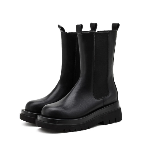 Vegan Leather Chelsea Boots