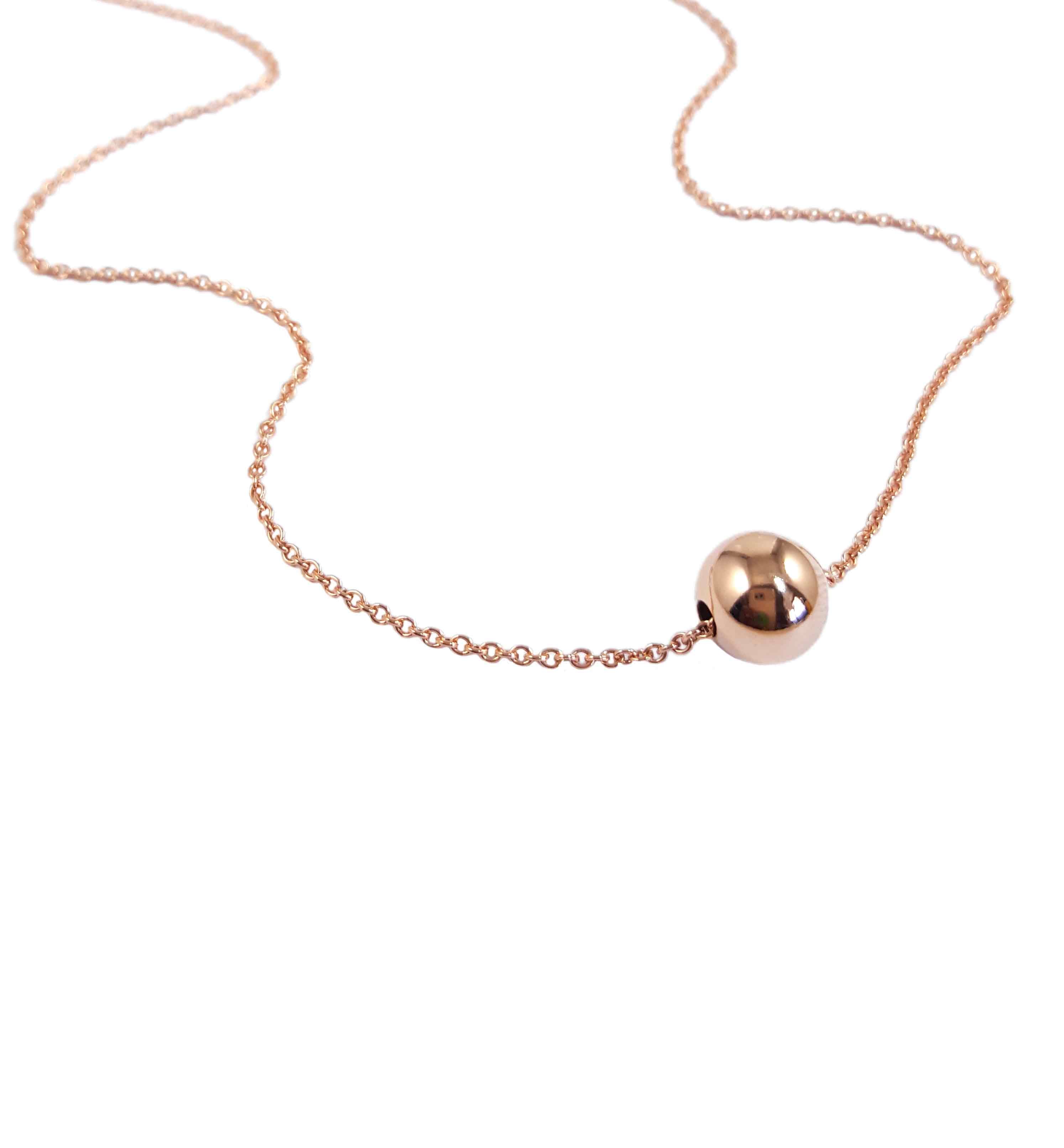 19so 24/7 Pink Gold Ball Chain Necklace 上質 51.0%OFF www.uclics.fr