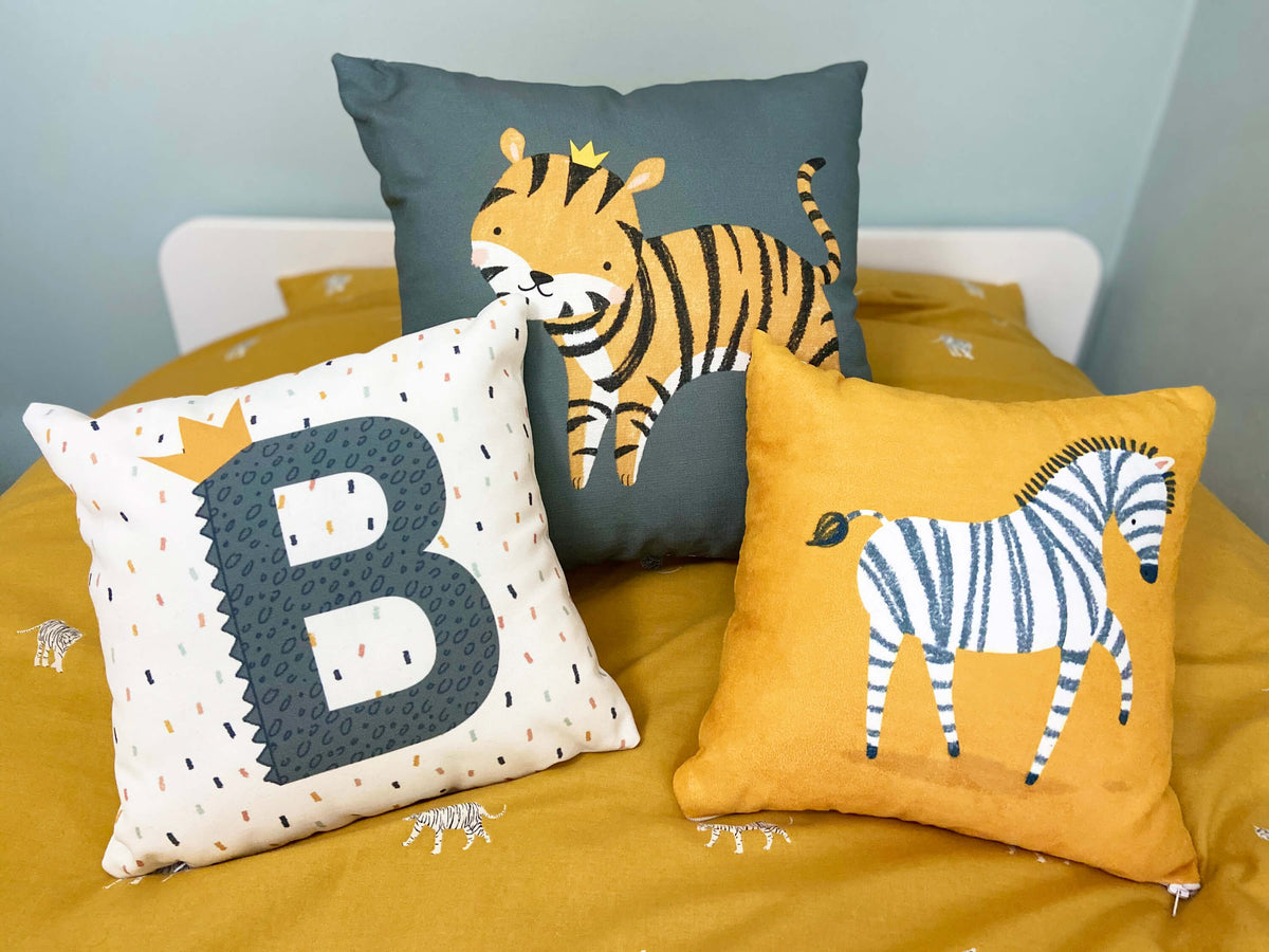 Safari, jungle kids cushions – Bobby_and_Bella_uk