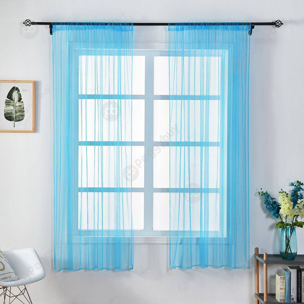 1x1.5m Blackout Window Curtains Tulle Blinds for Living Room(Lake Blue, 501 Original
1x1.5m Blackout Window Curtains Tulle Blinds for Living Room(Lake Blue, 501 Original