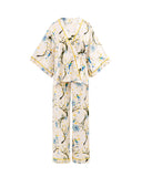 Blue Daisy Kimono Pyjama Set