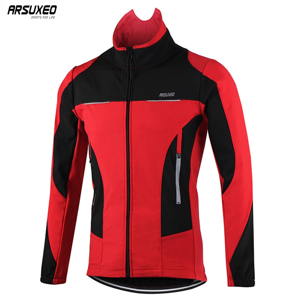 fleece cycling jacket