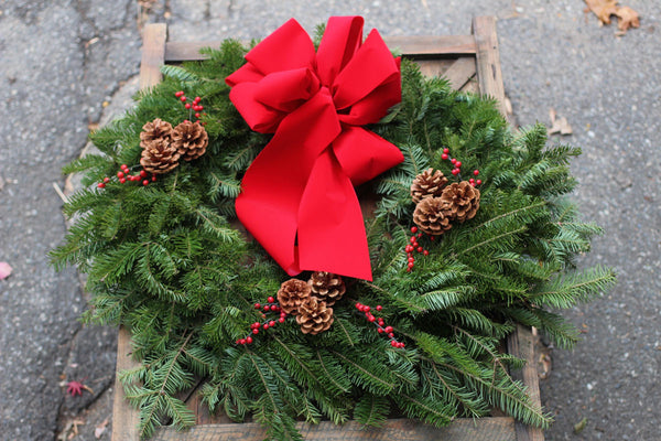 24" Custom Holiday Wreath