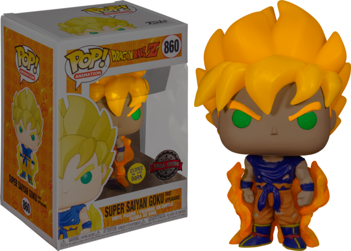 Funko POP Dragon Ball - Super Saiyan Goku Glow – Lemon Games