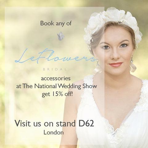 LeFlowersBridal at The biggest and best wedding shows in the UK