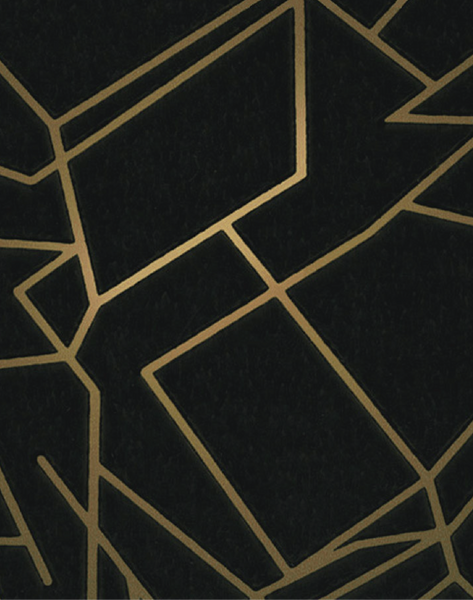 Angles Gold Black The Pattern Collective