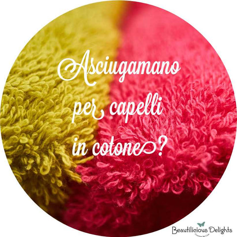 asciugamano per capelli in cotone beautilicious