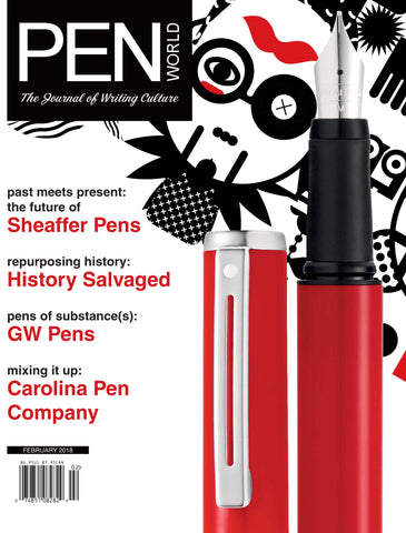 February 2018 Pen World Cover