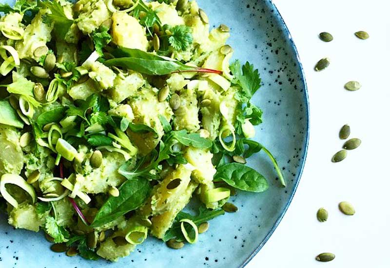 Aduna Moringa Avocado Potato Salad Recipe