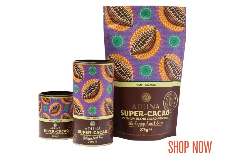 Aduna Super-Cacao Range - Shop Now