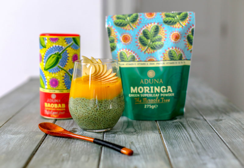 Moringa Chia Pudding