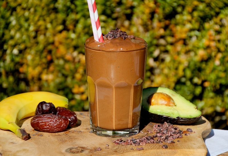 Moringa Banana Chocolate Smoothie