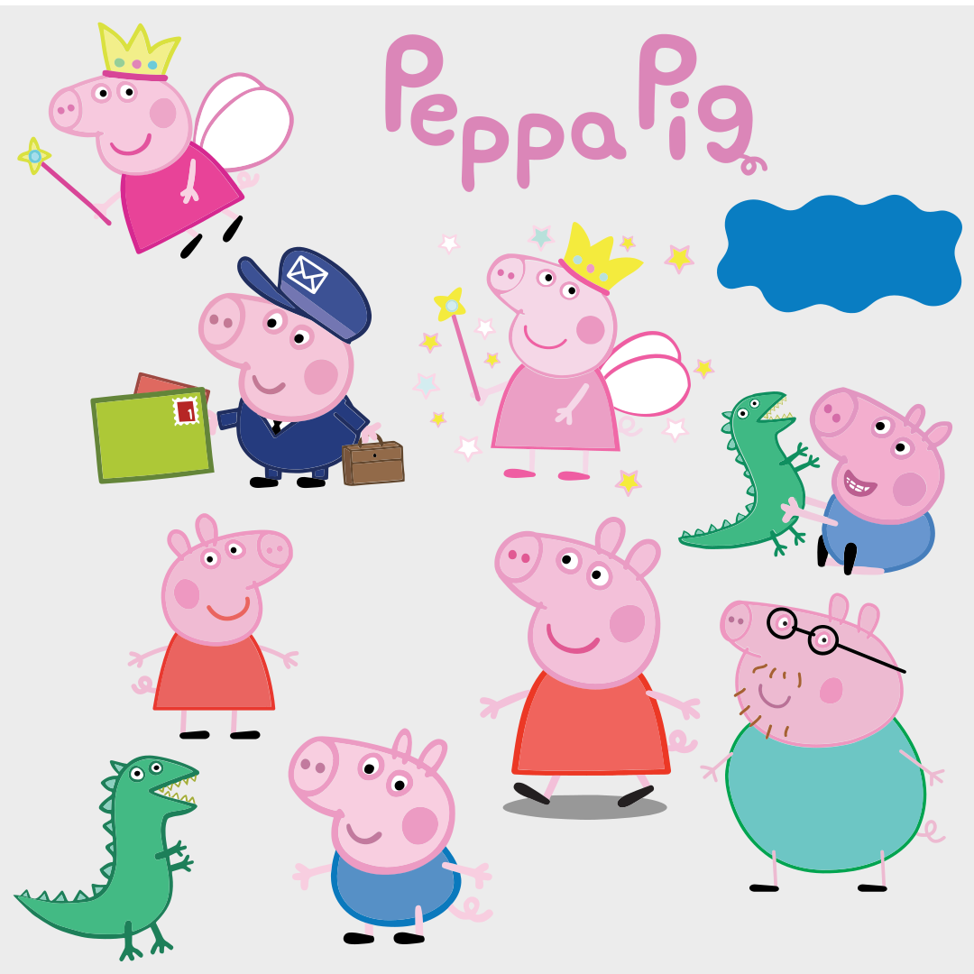 Download Peppa Pig Svg Bundle Fivestarcutfiles Com 5 Star Svg SVG, PNG, EPS, DXF File