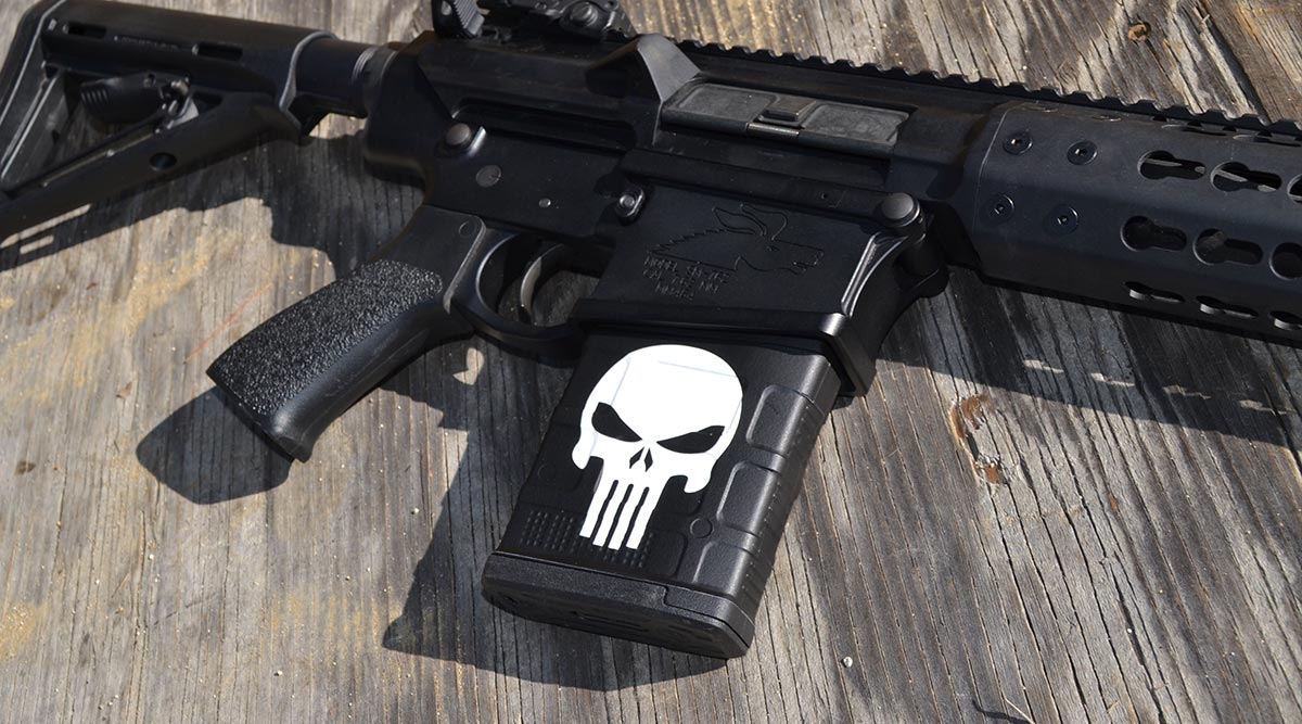 AR-10 Mag Skin (Skull)