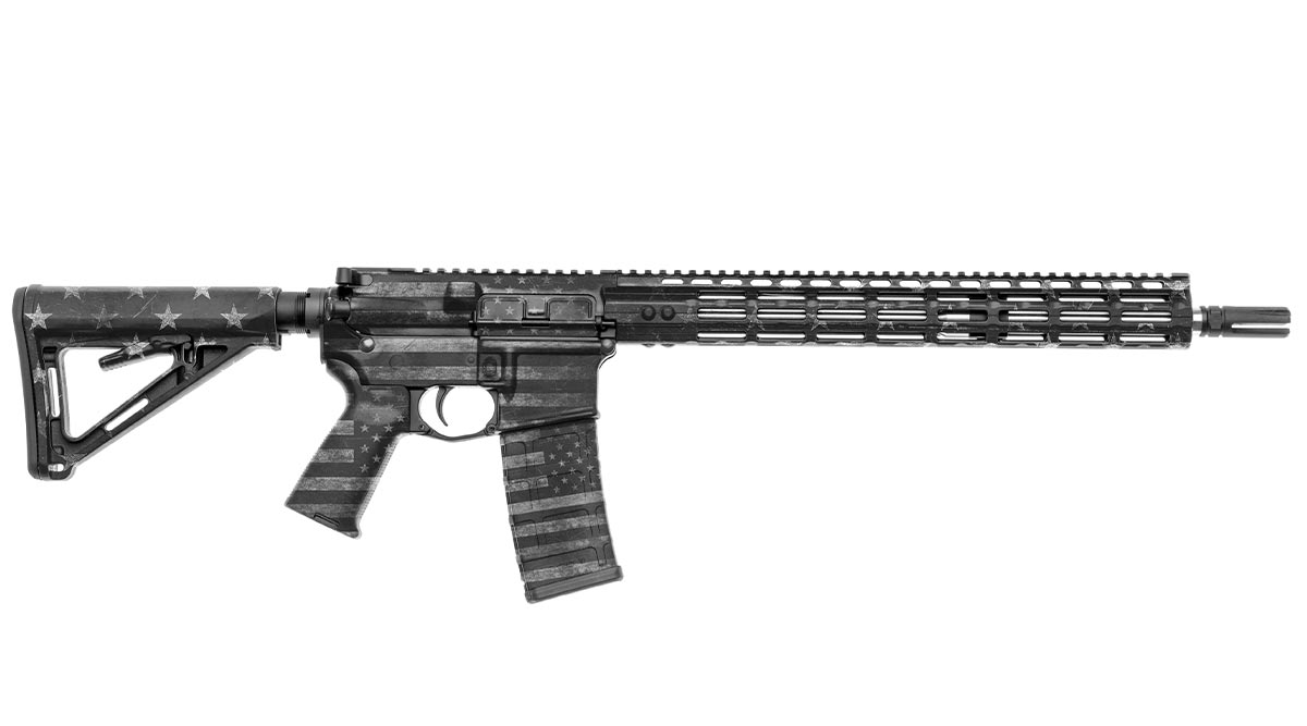 AR-15 Rifle Skin (GS America Grey)
