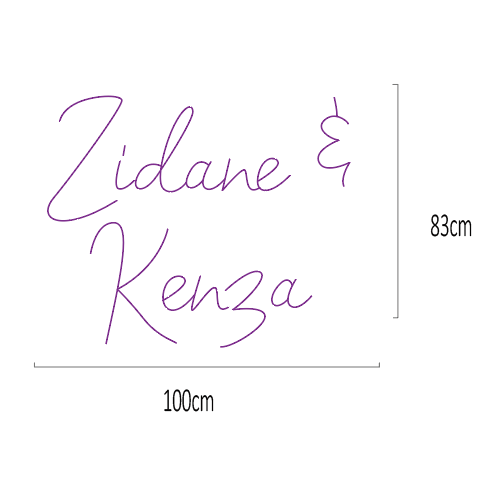 Custom Sign for Zidane Adeyemo