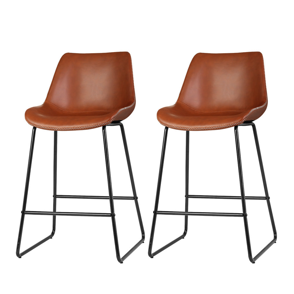 brown breakfast bar stools