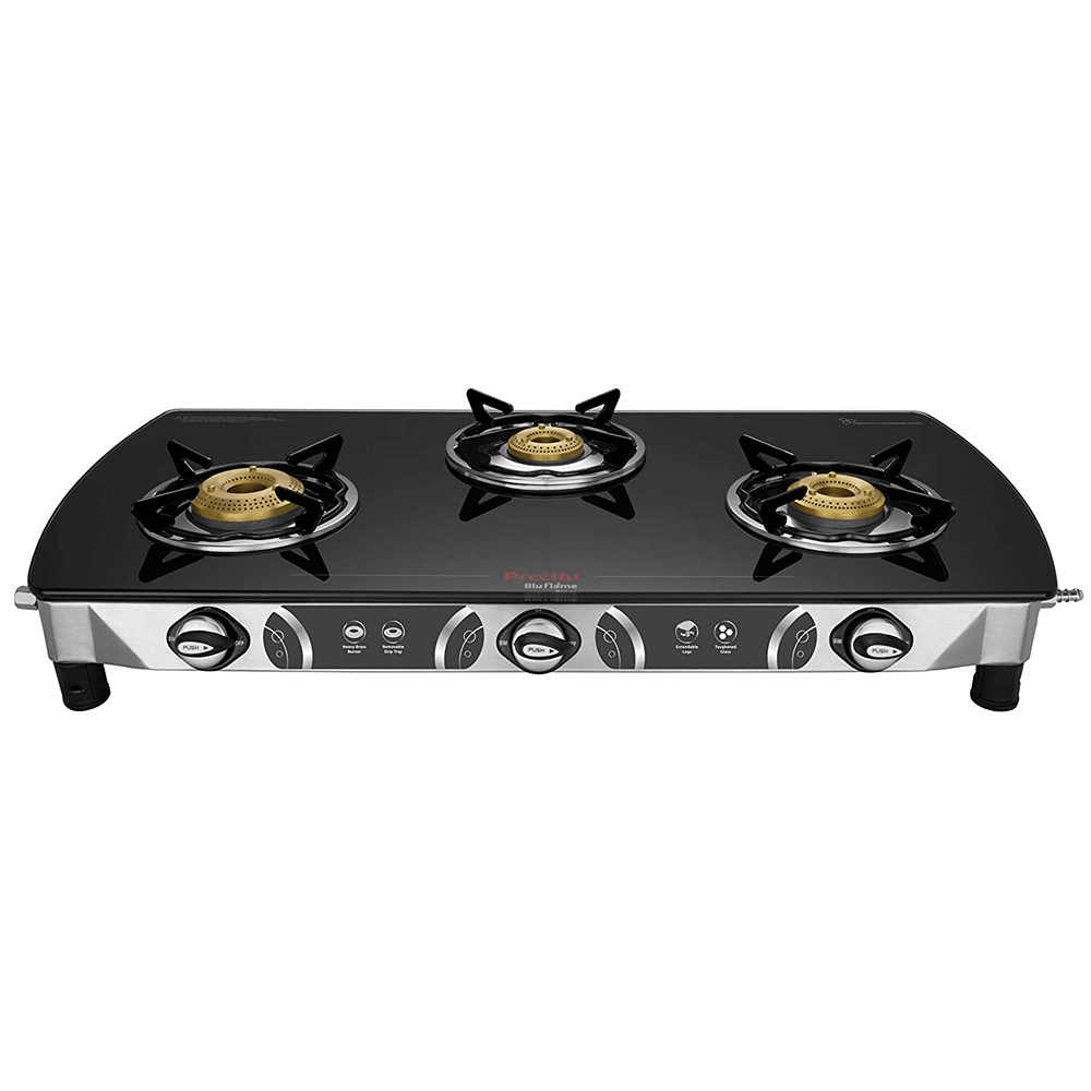 preethi 4 burner stainless steel gas stove price