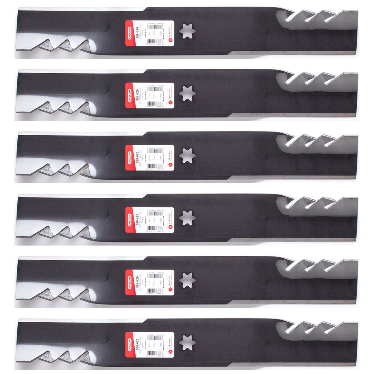 10 Pack Oregon 198-059 Xtended Cut Length Fits Blade MTD 742-0616A 942-0616A 42"