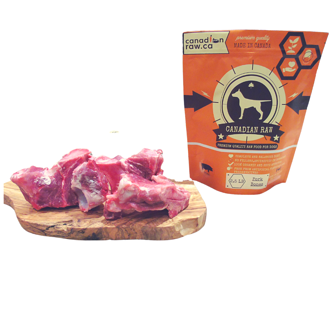 are raw pork bones okay for dogs