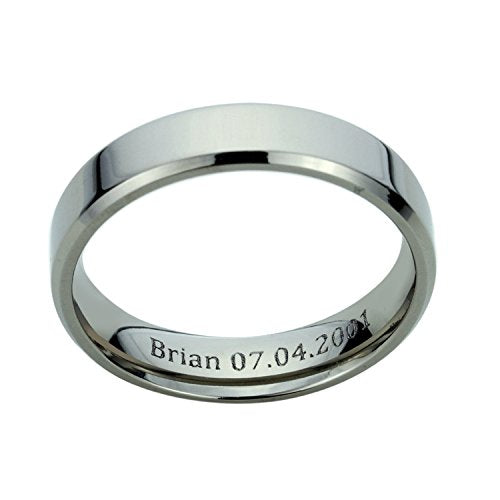 Free Engraving 14K Tri-Color Gold Wedding Band DC-Cutting Patterned Ring
