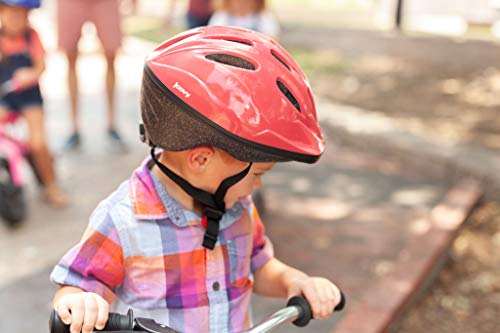 kids bike helmet red