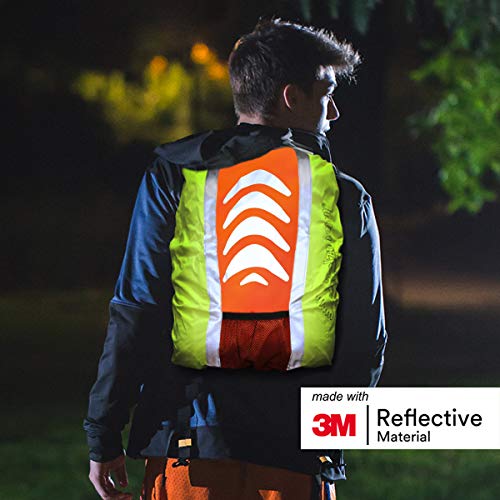 reflective backpack cover cycling