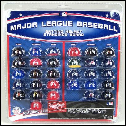 Rawlings MLB Mini Helmet Standings Board