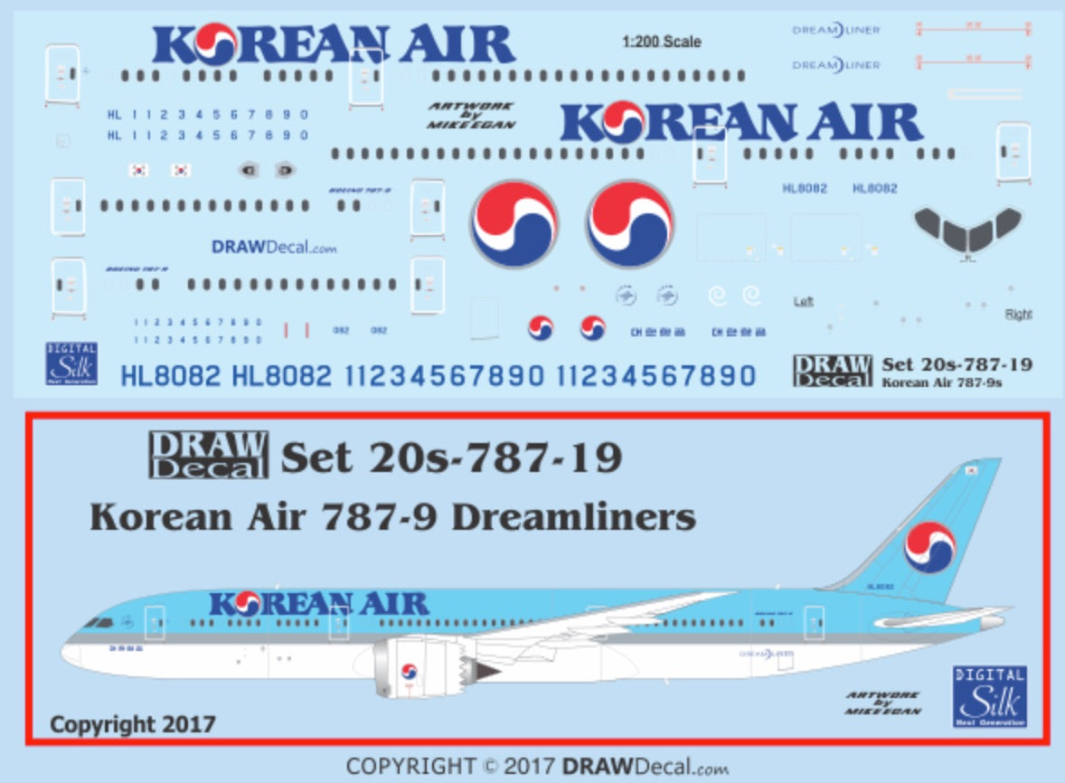 大韓航空 Korean Air 飛行機型マグネット - その他