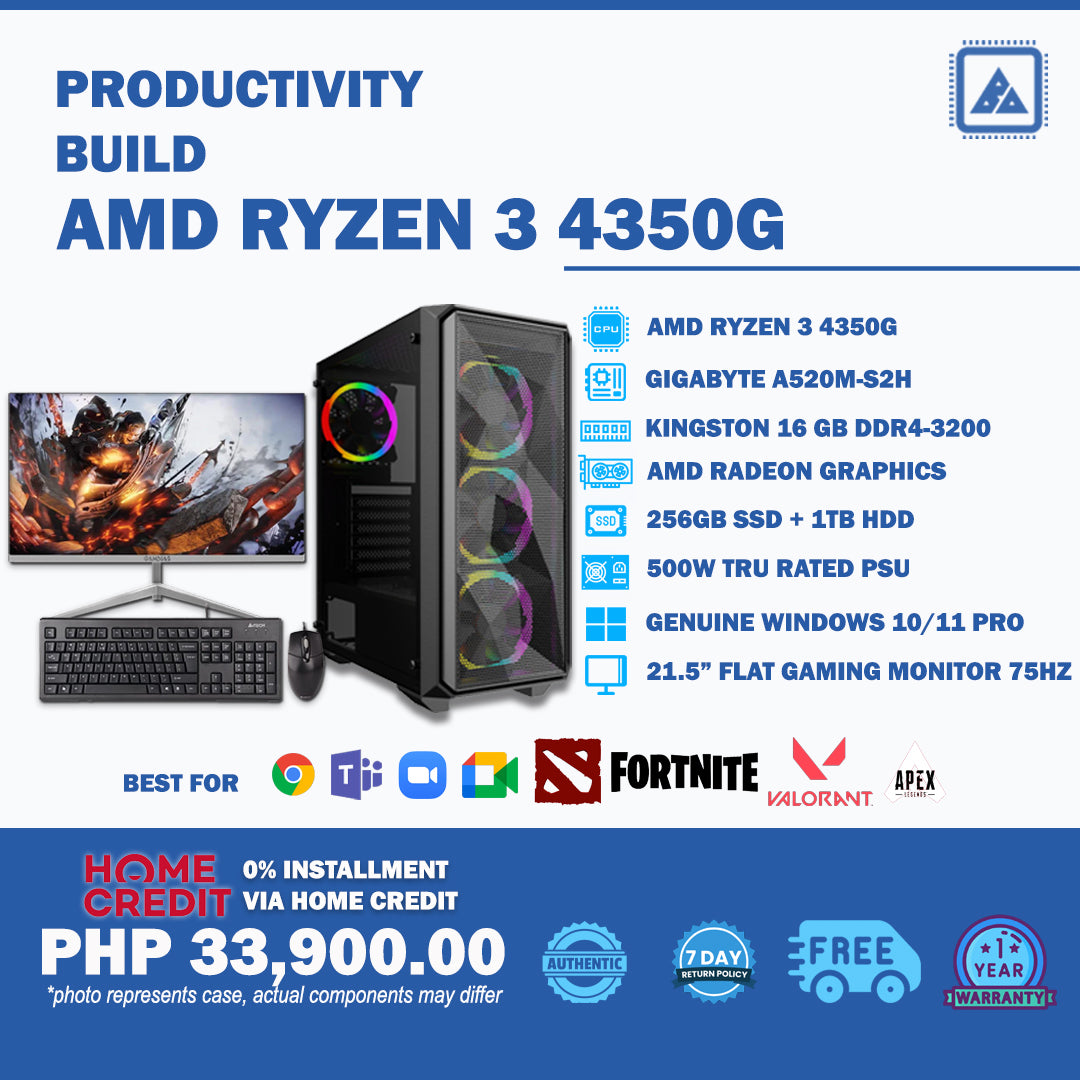 pc ryzen 3 4350g