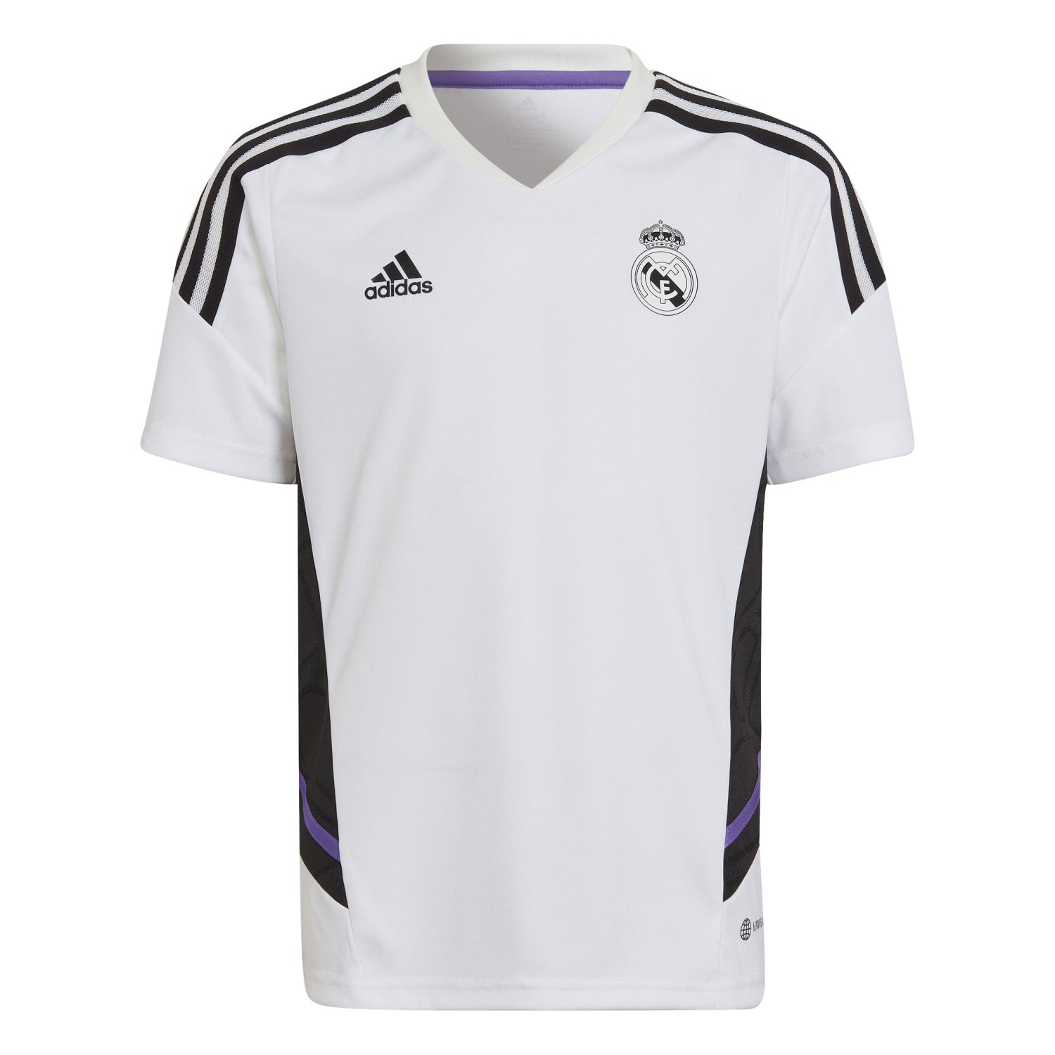 Real Madrid Camiseta Técnica Niños Entrenamiento Blanca 22/23 Real Madrid CF | EU Tienda
