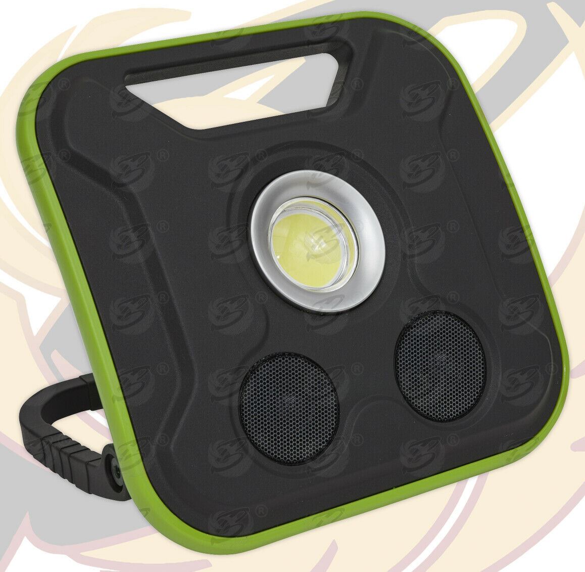 Work Light with Bluetooth Audio LED Rechargeable 2000 Lumens Integrated Power 