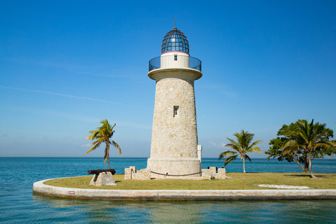 Boca Chita Key Lighthouse of Biscayne National Park in Florida