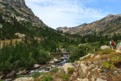 Hiking Teton Canyon in Grand Teton National Park