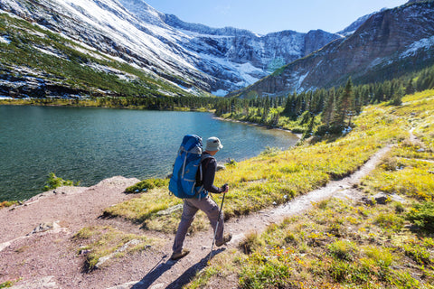 Hiking through Montana at Glacier National Park