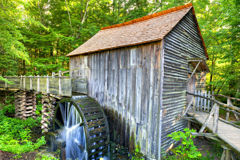 John Cable Grist Mill in Cades Cove area of Great Smoky Mountains National Park